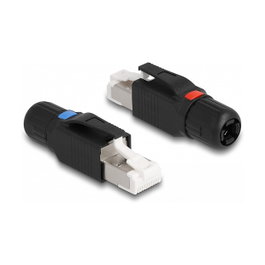 DeLOCK RJ45 Stecker feldkonfektionierbar Cat.6A Negro
