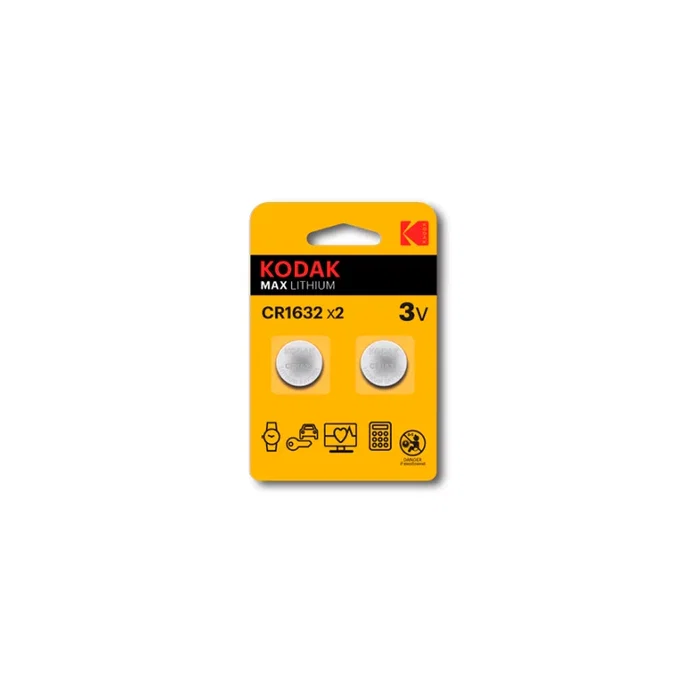 Kodak Baterías de litio Max CR 1632, blíster x 2 uds.