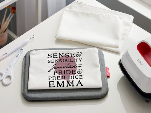 Cricut Cosmetic Bag Blanks Textil Imprimible para Manualidades y Personalización
