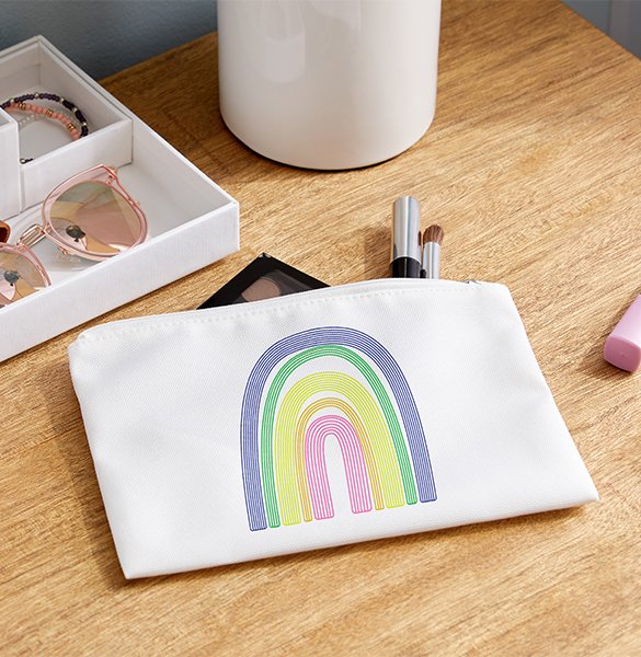 Cricut Bolso de Cosmético Textil Imprimible para Personalizar - Blanks para Cricut - Pack de 3 Unidades Cricut Bolso de Cosmético Textil Imprimible para Personalizar - Blanks para Cricut - Pack de 3 Unidades