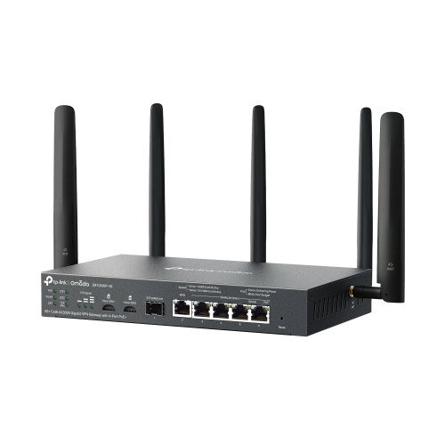 TP-Link Omada ER706WP-4G Router Inalámbrico AX3000 Dual SIM 4G con PoE+ TP-Link Omada ER706WP-4G Router Inalámbrico AX3000 Dual SIM 4G con PoE+