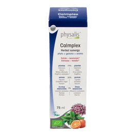 PHYSALIS Calmplex 75Ml. Bio con Valeriana y Melisa para el Estrés y la Relajación