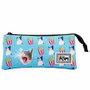 Oh My Pop Estuche Portatodo Triple HS Angry Cat Turquesa