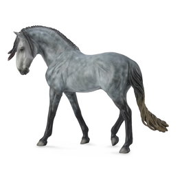 Collecta Semental Andaluz Gris Oscuro Rucio 1:12 Deluxe Figura de Caballo 8