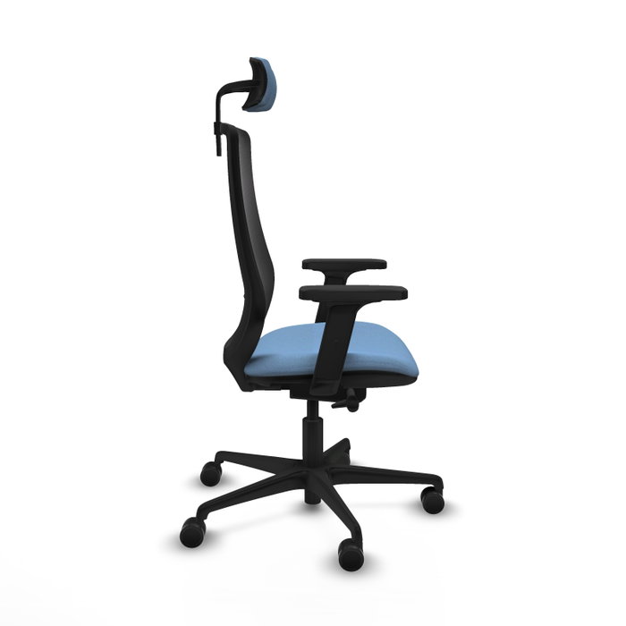 PIQUERAS Y CRESPO Silla de oficina Mardos con Mecanismo Sincro/Traslack Azul Cielo
