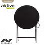 Aktive Mesa redonda plegable de metal 60x70 cm