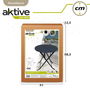 Aktive Mesa redonda plegable de metal 60x70 cm