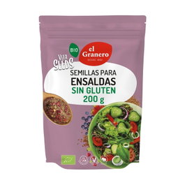 El Granero Integral Semillas Molidas para Ensalada Bio Sin Gluten 200g Vitaseeds