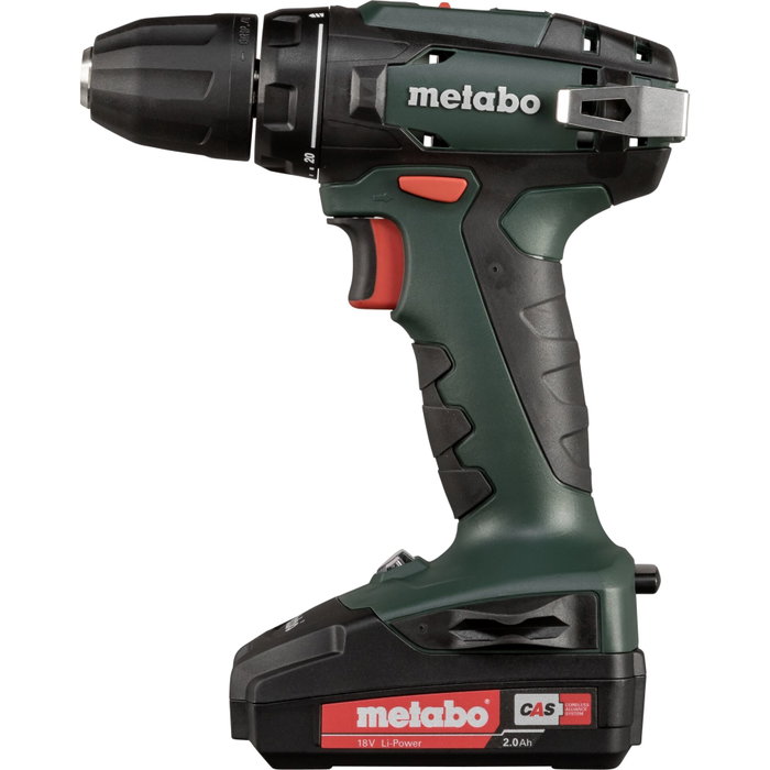 Metabo BS 18 Atornillador Taladro Inalámbrico con 2 Baterías 2.0Ah Metabo BS 18 Atornillador Taladro Inalámbrico con 2 Baterías 2.0Ah