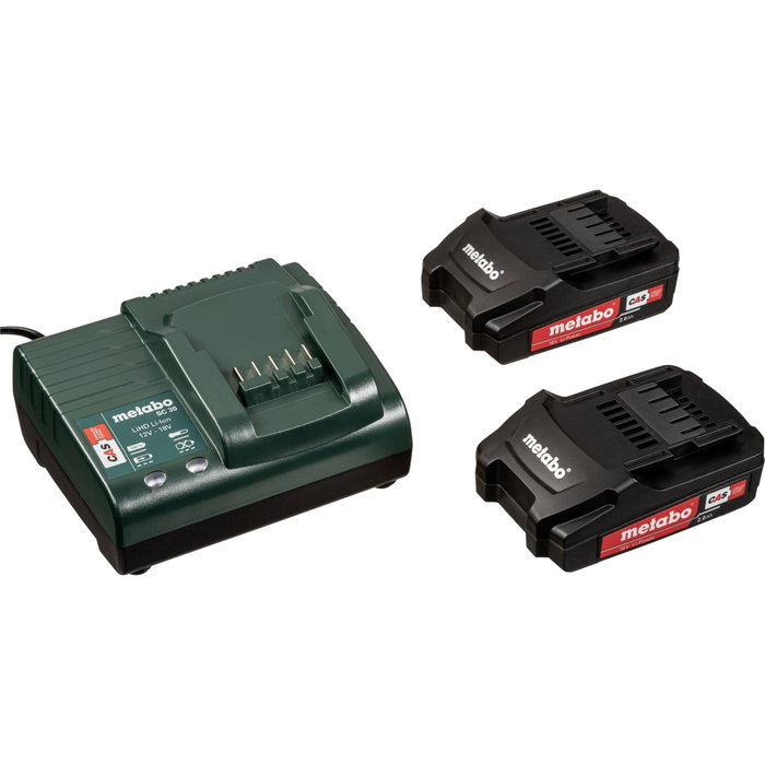 Metabo BS 18 Atornillador Taladro Inalámbrico con 2 Baterías 2.0Ah Metabo BS 18 Atornillador Taladro Inalámbrico con 2 Baterías 2.0Ah