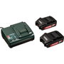 Metabo BS 18 Atornillador Taladro Inalámbrico con 2 Baterías 2.0Ah
