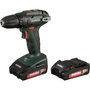 Metabo BS 18 Atornillador Taladro Inalámbrico con 2 Baterías 2.0Ah