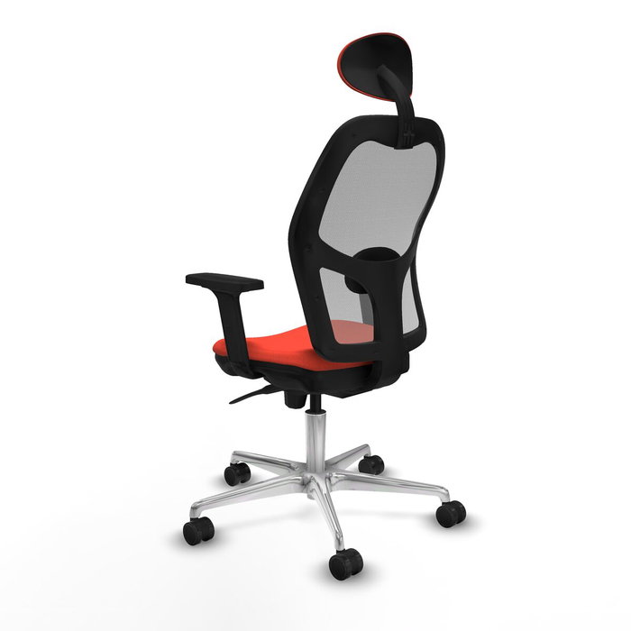 PIQUERAS Y CRESPO Silla de oficina Jorquera Naranja oscuro y Gris PIQUERAS Y CRESPO Silla de oficina Jorquera Naranja oscuro y Gris
