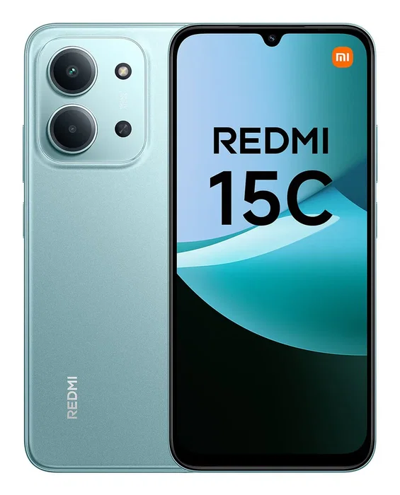 Xiaomi Redmi 15C 5G Smartphone - 6.9" Pantalla 120Hz, 4GB RAM + 256GB, Triple Cámara 50MP, Batería 6000 mAh, Color Verde Mint, EU Version