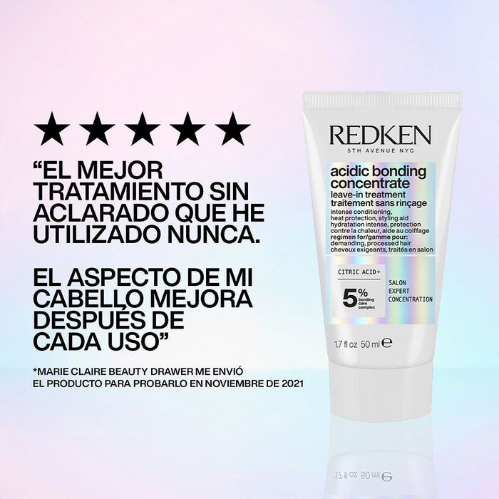 Redken ACIDIC BONDING CONCENTRATE Tratamiento Cabello Dañado Sin Sulfatos 50 ml