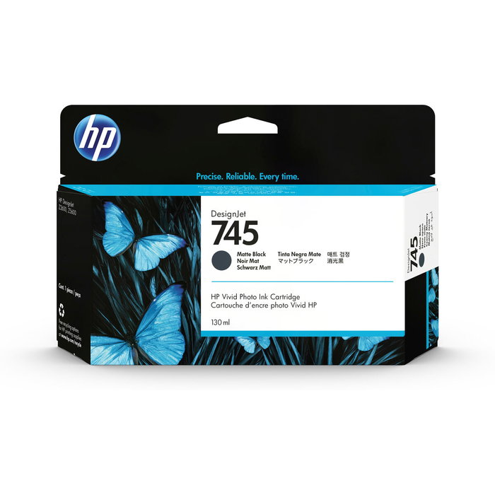 HP Cartucho de Tinta DesignJet 745 Negro Mate 130ml F9J99A HP Cartucho de Tinta DesignJet 745 Negro Mate 130ml F9J99A