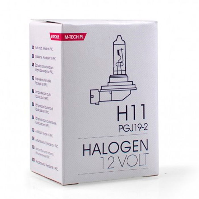 M-Tech Lámpara Halógena H11 PGJ19-2 12V 55W Z8 E4