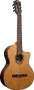 LAG Guitarra Clásica Electroacústica Auditorium Occitania 118 Natural con Tapa de Cedro y Electrónica Astro-LAG Cutaway