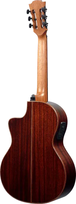 LAG Guitarra Clásica Electroacústica Auditorium Occitania 118 Natural con Tapa de Cedro y Electrónica Astro-LAG Cutaway