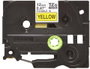 Brother TZe-FX631 Cinta Laminada Flexible Amarillo con Texto Negro 12mm