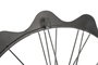 DKD Home Decor Reloj de Pared Metálico con Arcos y Acabado Rugoso, Pack de 2