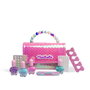 Aquarius Cosmetic Set de Arte de Uñas Let'Sbe Mermaids Treasure con Esmalte, Lima, Stickers y Gemas Adhesivas - 25.5x27x7 cm