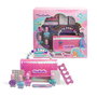 Aquarius Cosmetic Set de Arte de Uñas Let'Sbe Mermaids Treasure con Esmalte, Lima, Stickers y Gemas Adhesivas - 25.5x27x7 cm