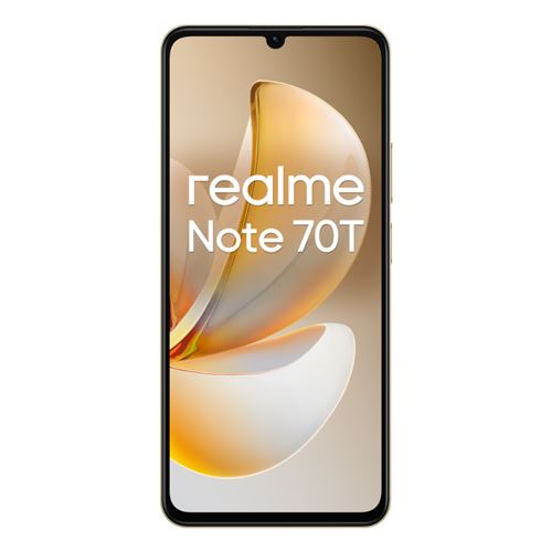 Realme Note 70t 6.74" 15 4G USB Tipo C 4GB 256GB 6000 mAh Dorado Realme Note 70t 6.74" 15 4G USB Tipo C 4GB 256GB 6000 mAh Dorado