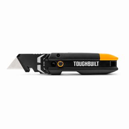 Toughbuilt Cúter Multiusos 3 en 1 con Barra de Palanca y Almacenamiento - Cortador de Cables y Alambres, Incluye 3 Hojas y Pinza para Cinturón