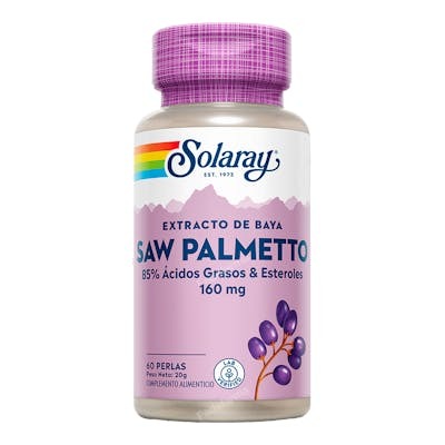 SOLARAY Saw Palmetto 160 mg 60 perlas