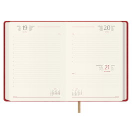 Dohe Agenda Anual Samba 15x21 cm Dp Cierre C-Goma Rojo 2026