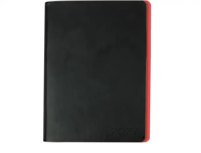 Liderpapel Agenda de Oficina 2027 Día por Página A5 Rojo