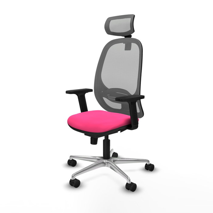 PIQUERAS Y CRESPO Silla de oficina Cilanco Rosa y Gris PIQUERAS Y CRESPO Silla de oficina Cilanco Rosa y Gris