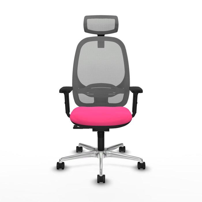 PIQUERAS Y CRESPO Silla de oficina Cilanco Rosa y Gris PIQUERAS Y CRESPO Silla de oficina Cilanco Rosa y Gris