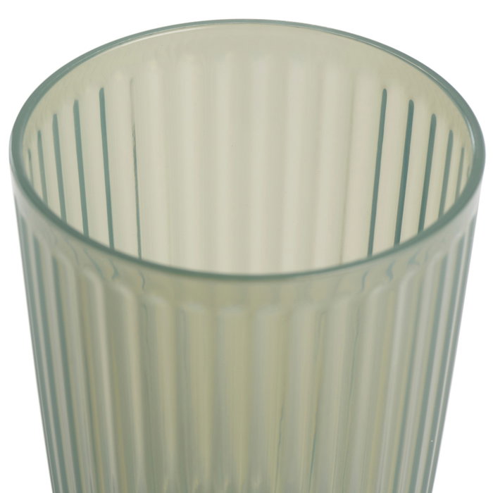 DAY - Juego de 4 Vasos 320 ml - Textura Estriada Antideslizante - Colores Surtidos - Apto Lavavajillas