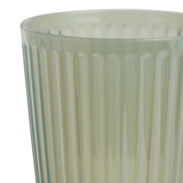 DAY - Juego de 4 Vasos 320 ml - Textura Estriada Antideslizante - Colores Surtidos - Apto Lavavajillas