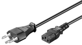 MicroConnect Cable de Alimentación Suizo (Tipo J) C13, 3m