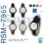 SAMI Reloj Sra. Piel Redondo Xtraplano 12 Números Fecha IP WR30 - Reloj de Piel Femenino