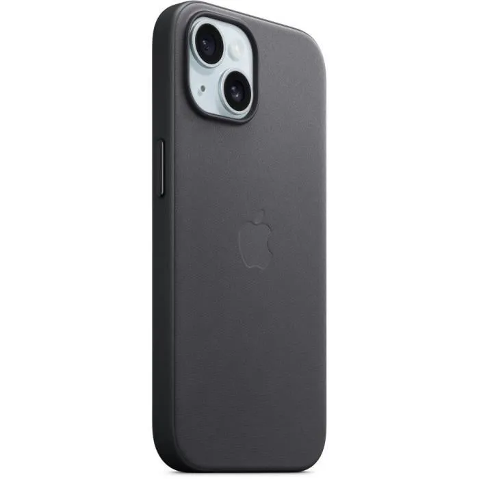 Funda APPLE FineWoven para iPhone 15 con MagSafe - Negro Funda APPLE FineWoven para iPhone 15 con MagSafe - Negro