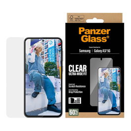 PanzerGlass Protector de Pantalla Ultra-Wide Fit con EasyAligner para Samsung Galaxy A37 5G (6.7") | Transparente y Resistente a Rayones