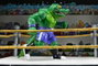 Tortugas Ninja (Archie Comics) Figura Stump Wrestling Leatherhead 18 cm