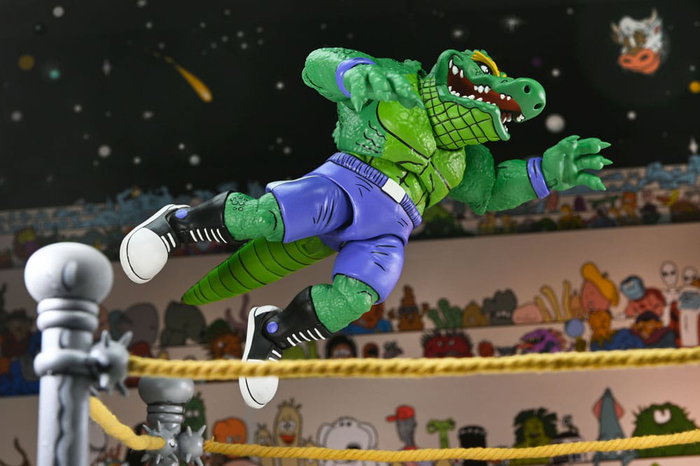 Tortugas Ninja (Archie Comics) Figura Stump Wrestling Leatherhead 18 cm