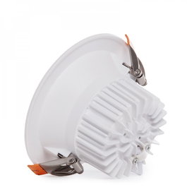 Foco Downlight Circular LED 9W Blanco Frío 6000K UGR19 Antideslumbrante
