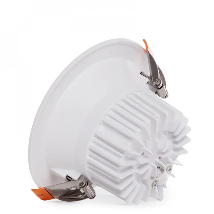 Foco Downlight Circular LED 9W 1260Lm 6000K Anti-Deslumbrante UGR19 40.000H HO-DL-AD-COB-9W-CW