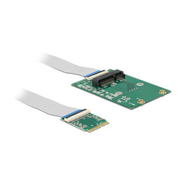 DeLOCK 62848 Convertidor M.2 Key A+E a Mini PCIe con cable flexible
