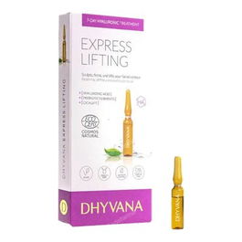 DHYVANA 7 Amp. Express Miracle Lifting Sérum Rellena Arrugas Reafirma Eleva Facial 100% Ingredientes Naturales