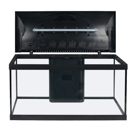 Nayeco Acuario Poseidon Riviera Basic 80 - 85 L con Iluminación y Filtro Interno