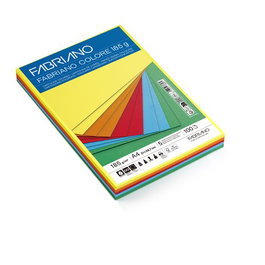 Fabriano Cartulina A4 Colores Intensos 185g Paquete de 100