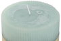 DKD Home Decor Vela Blue candle Turquesa 10 x 10 x 10 cm (6 Unidades)