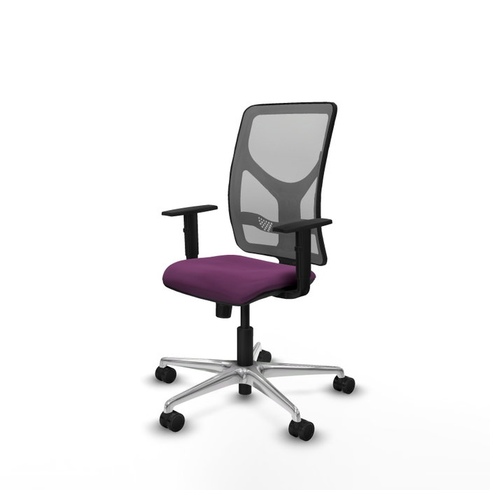 PIQUERAS Y CRESPO Silla de oficina Motilla con Mecanismo Sincro, Morado y Gris PIQUERAS Y CRESPO Silla de oficina Motilla con Mecanismo Sincro, Morado y Gris